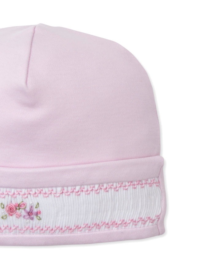 CLB Fall Medley 25 Pink Hat W/Hand Smocked