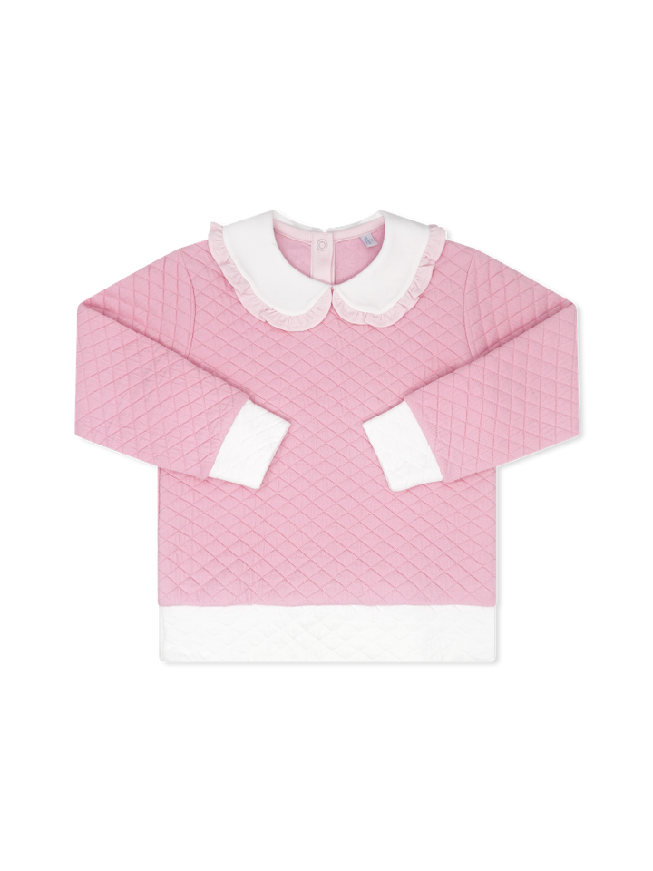 Cooper Quilted Playsuit Petal Pink