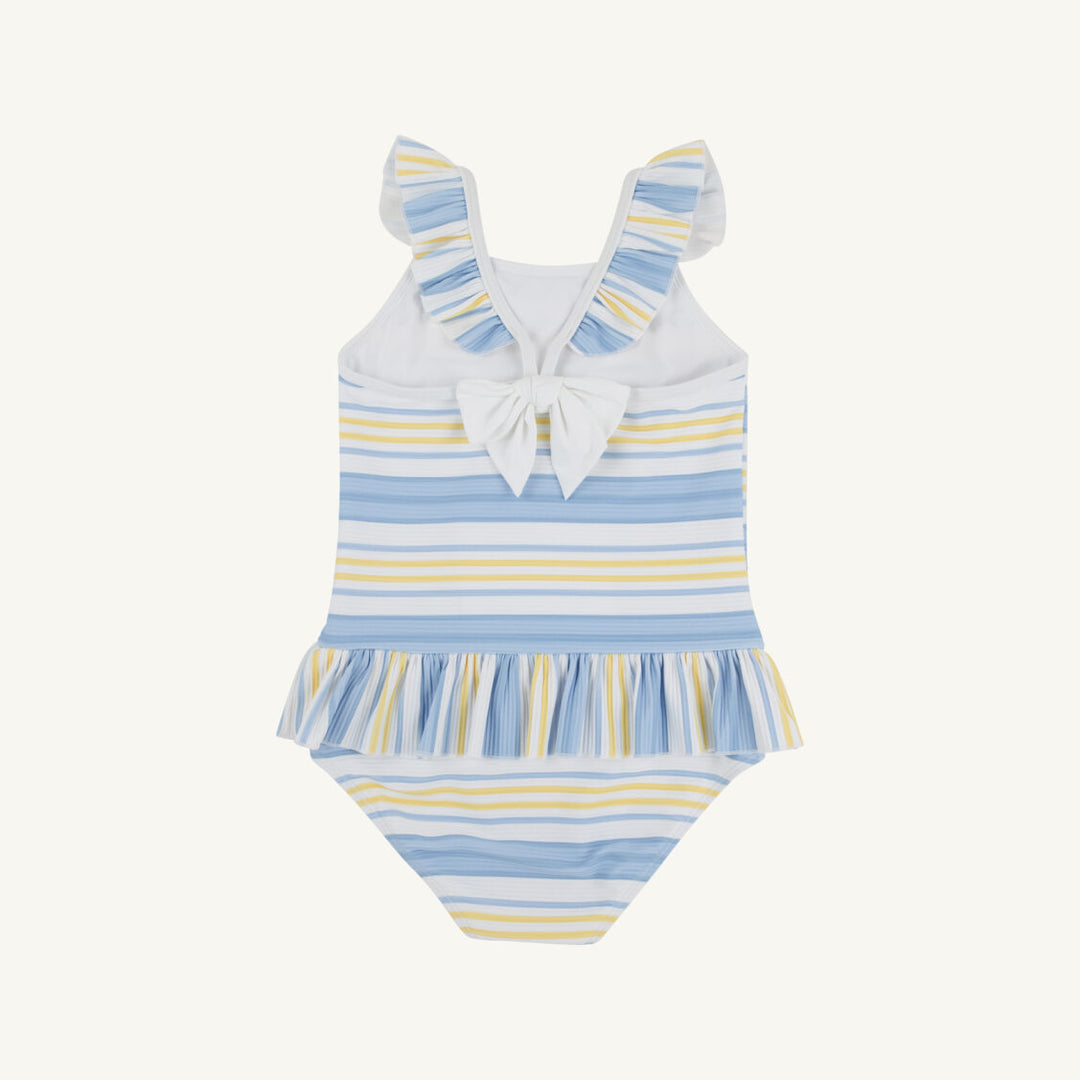 St. Lucia Swimsuit SoBro Stripe with Worth Avenue White