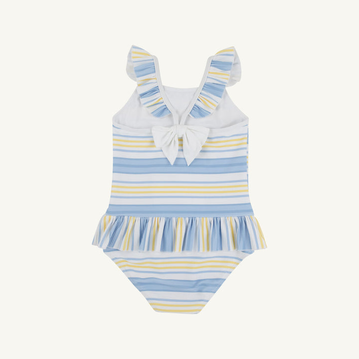 St. Lucia Swimsuit SoBro Stripe with Worth Avenue White