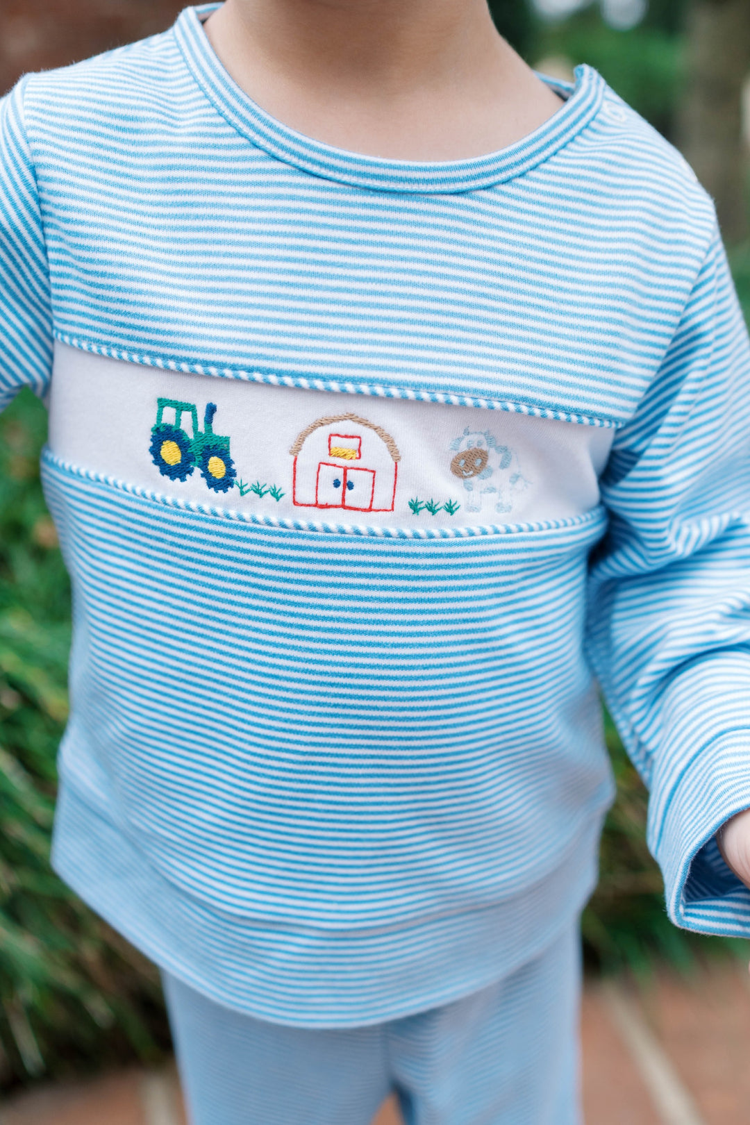 Bayou Play Set Louisville Light Blue Ministripe, Farm