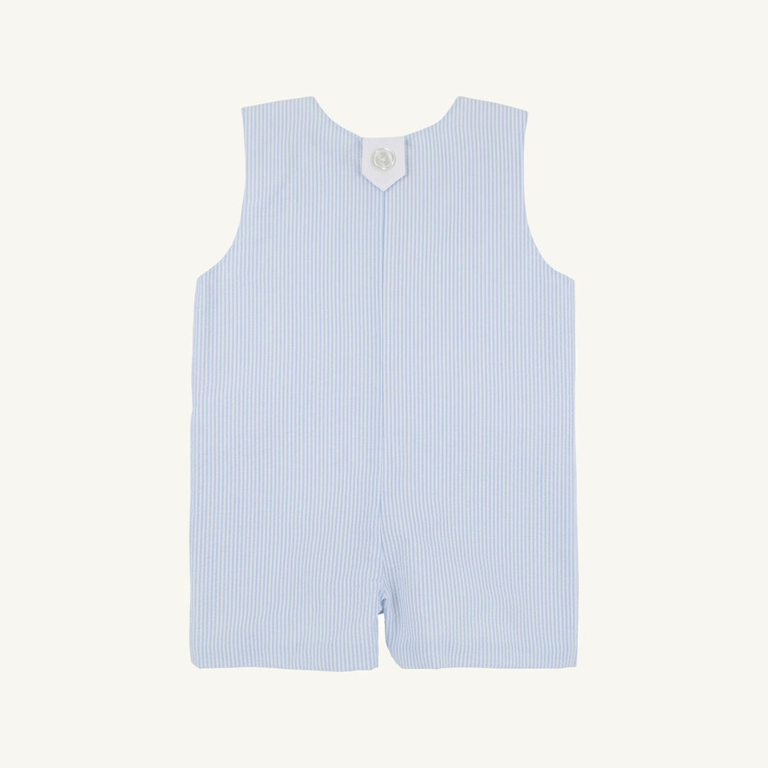 Prescott Pocket Jon Jon Breakers Blue Seersucker with Worth Ave White