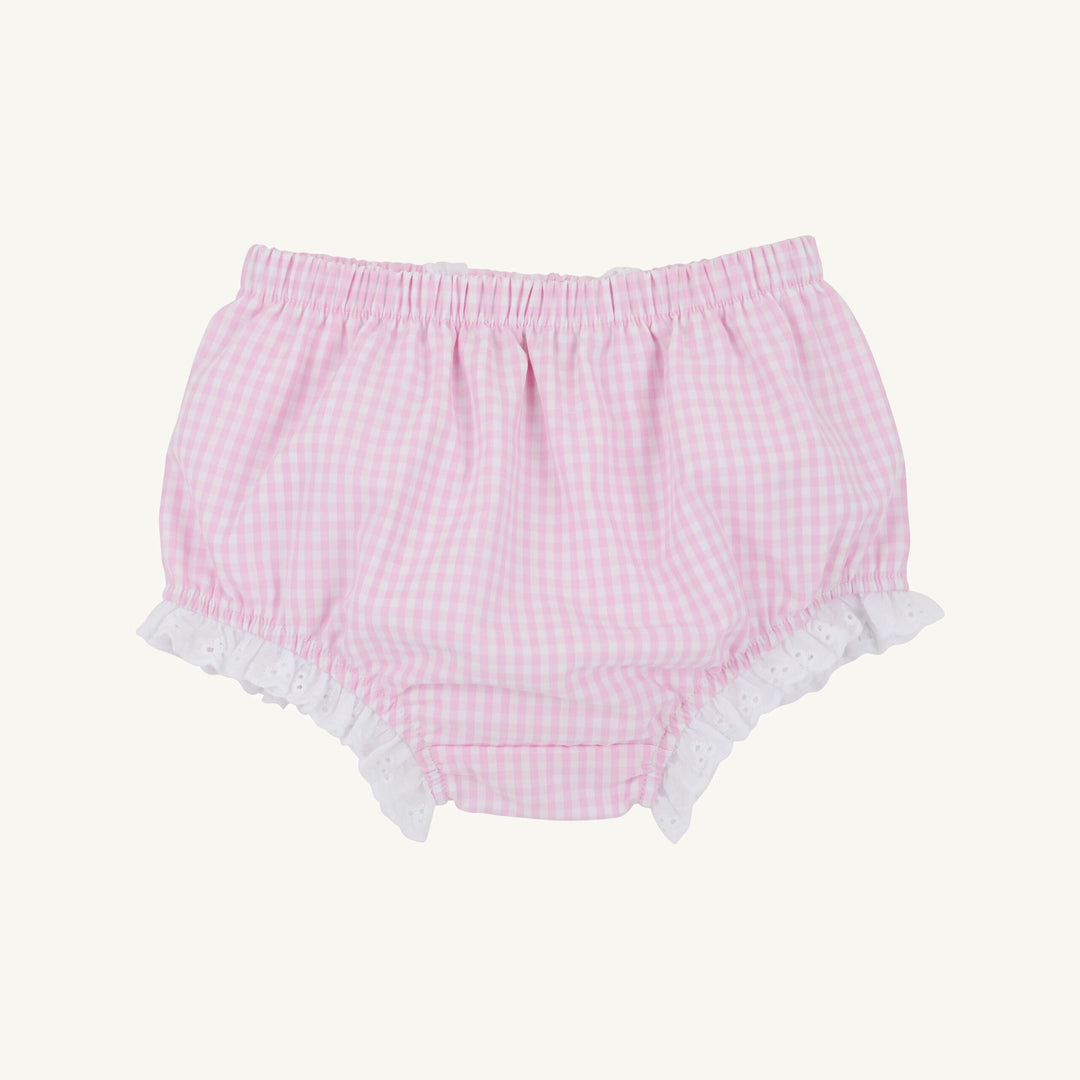 Belles Bloomers Pink Greenbrier Gingham with Worth Ave White