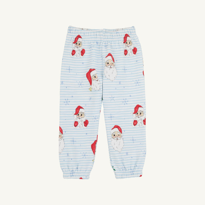 Gates Sweeney Sweatpant Dear Santa with Buckhead Blue Stripe