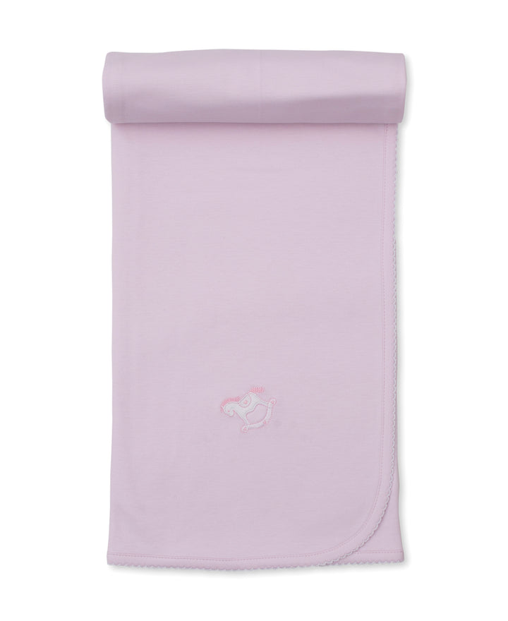 Riding Rockers Blanket Pink