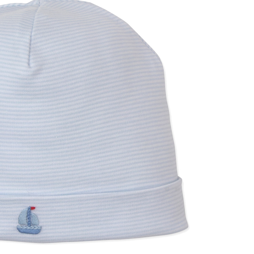 CLB Summer Medley 26 Light Blue W/Hand Embroidered Stripe Hat