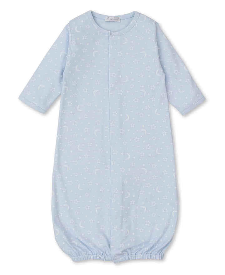 Blue Crescent Moonlight Convertible Gown Print