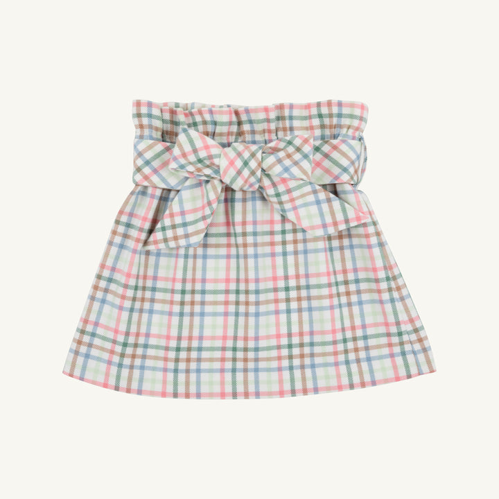 Beasley Bow Skirt Manalapan Plaid