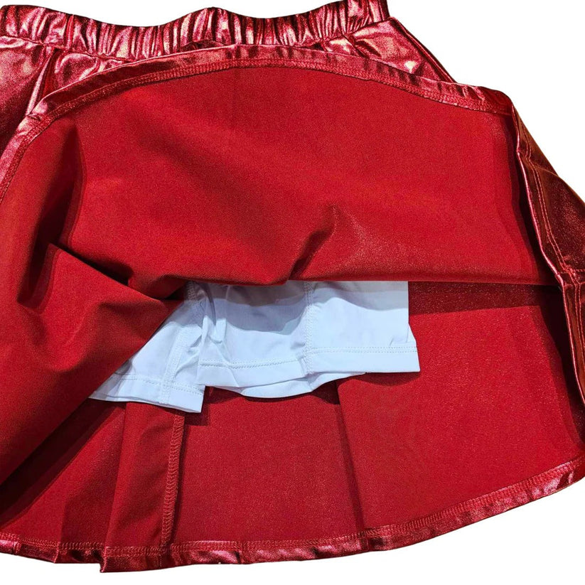 Zoe Metallic Purple Skirt