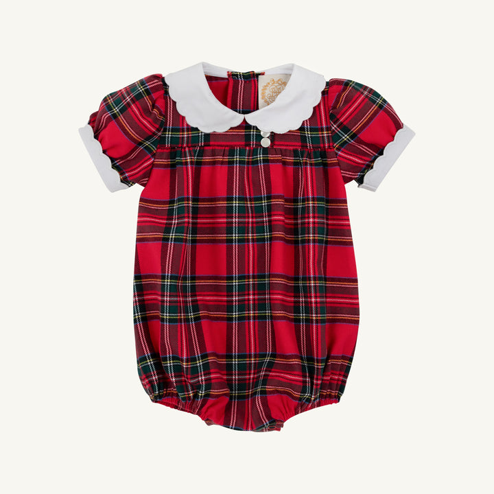 Mary Baker Bubble- Woven Yarn Society Prep Plaid in Worth Ave White