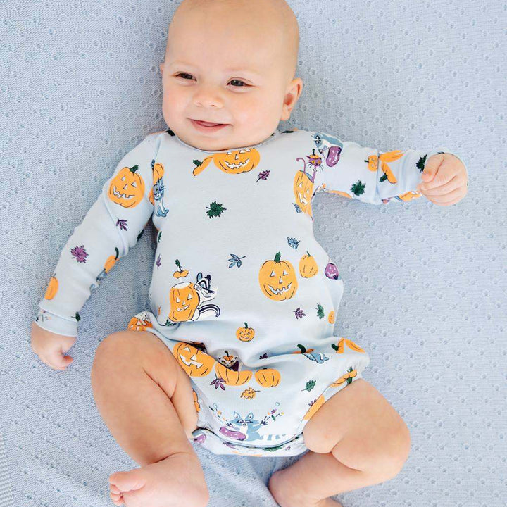 Long Sleeve Patton Play Bubble Candy and Critters with Buckhead Blue