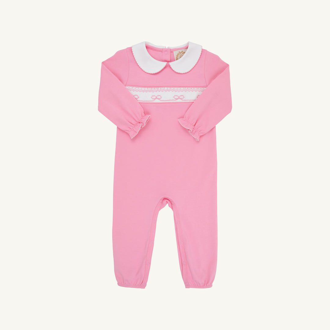 Rigsby Romper Hamptons Hot Pink Worth Worth Ave White