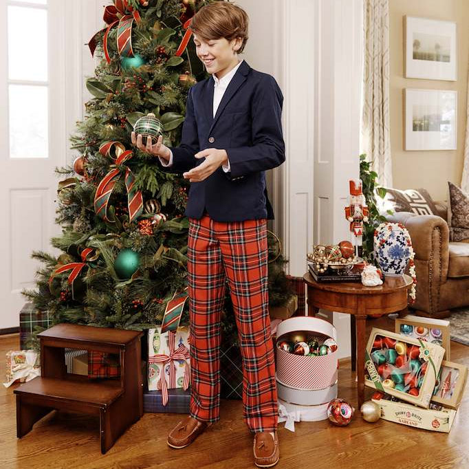 Prep School Pants Society Prep Plaid with Nantucket Navy