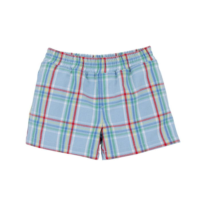 Sheffield Shorts - Kensington Court Plaid/Worth Ave White