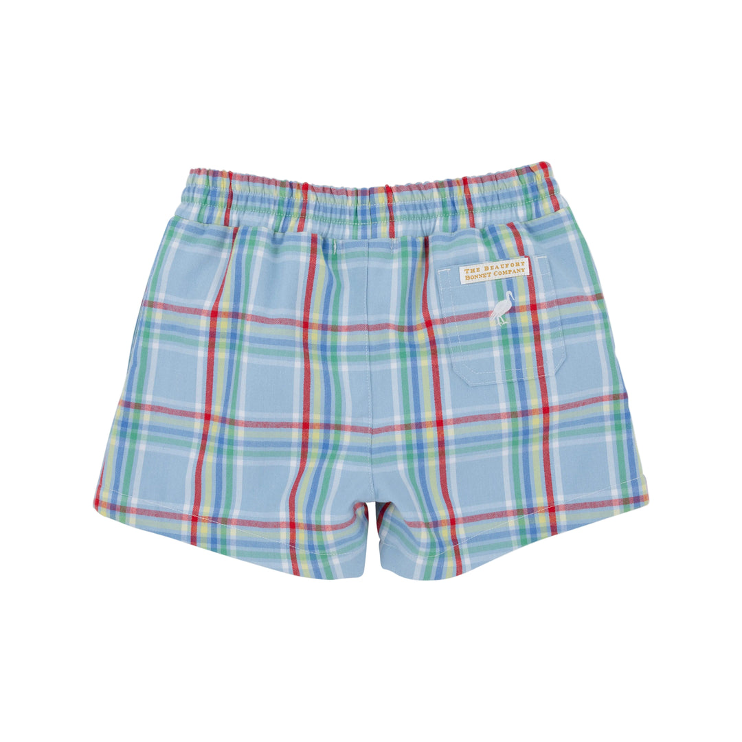 Sheffield Shorts - Kensington Court Plaid/Worth Ave White