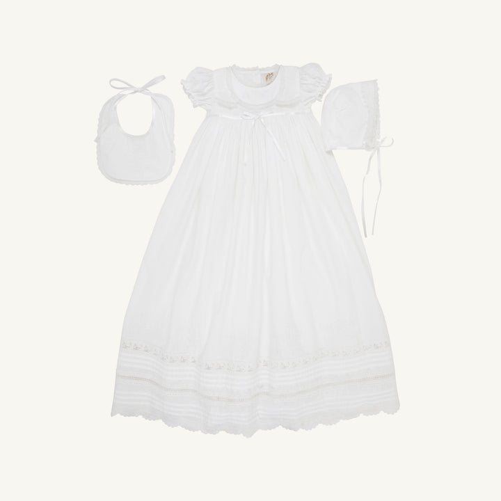Grandccasion Blessed Christening Gown Set - Girl Worth Avenue White
