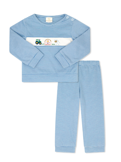 Bayou Play Set Louisville Light Blue Ministripe, Farm