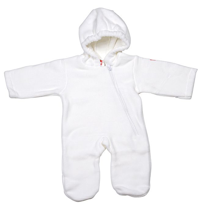 Baby Fleece Widgeon Warmplus Bunting White