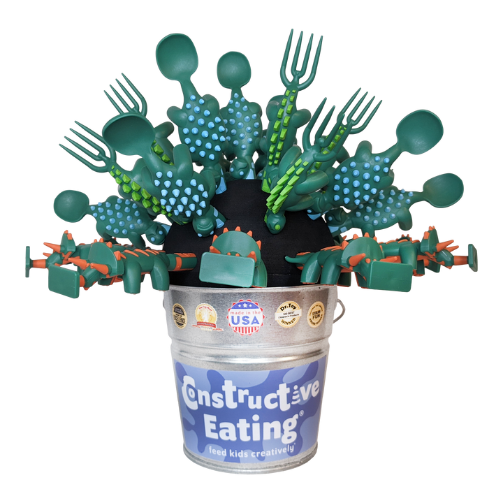 Constructive Eating Dino Utensils