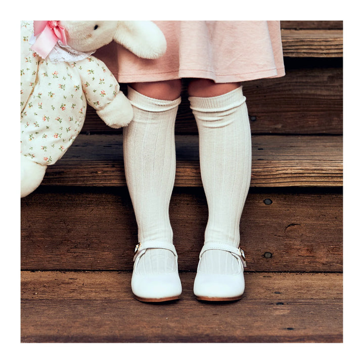 Rebecca Dressy Flat, White