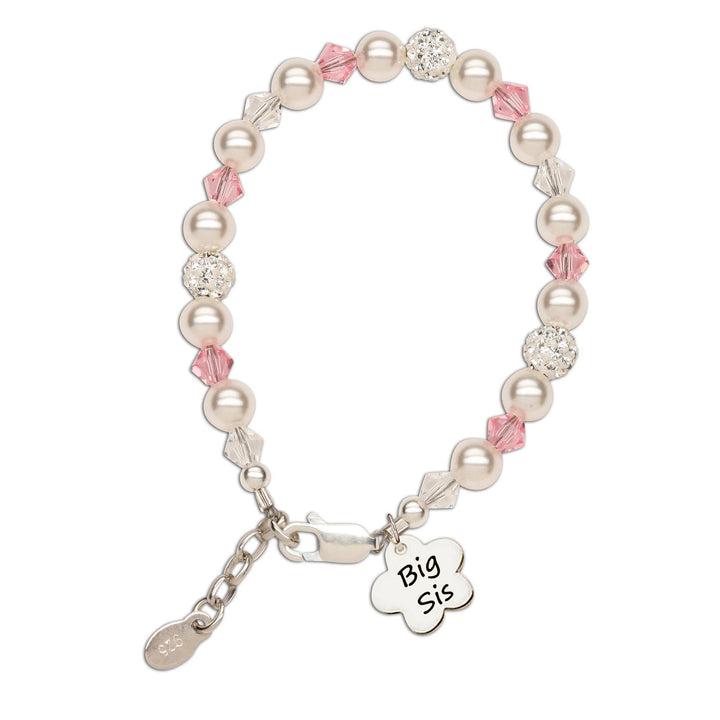 Big Sis Flower: Sterling Silver Flower Bracelet