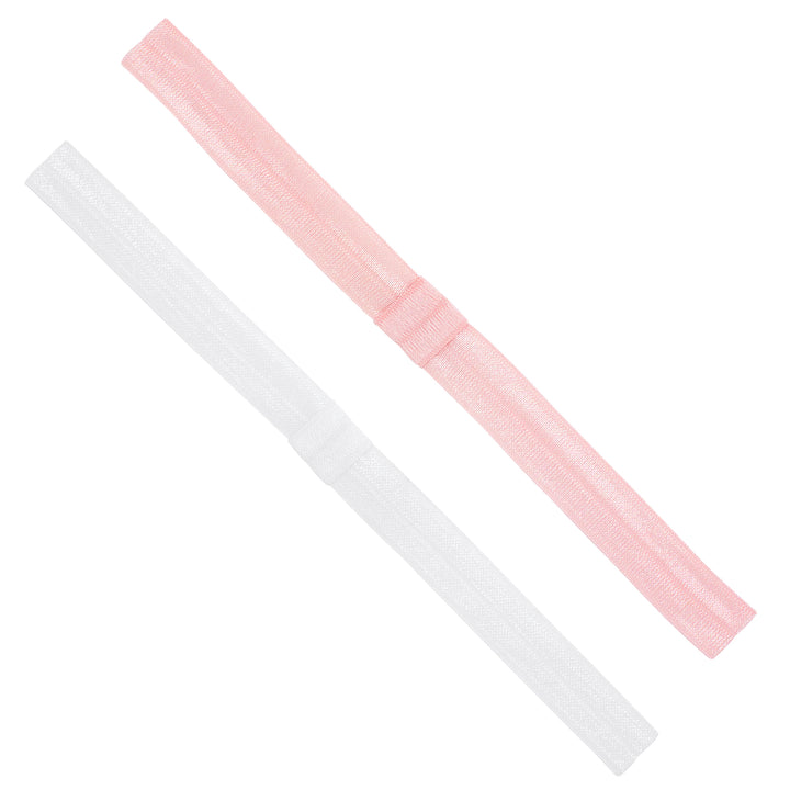 2 Add a Bow Elastic Babybands - Various Colors