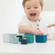 Cool Blue Happy Stacks