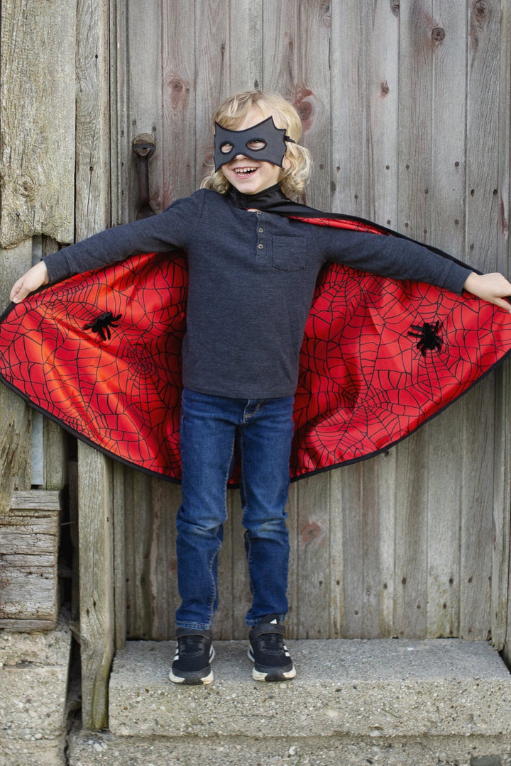 Reversible Spider/Bat Cape &amp; Mask