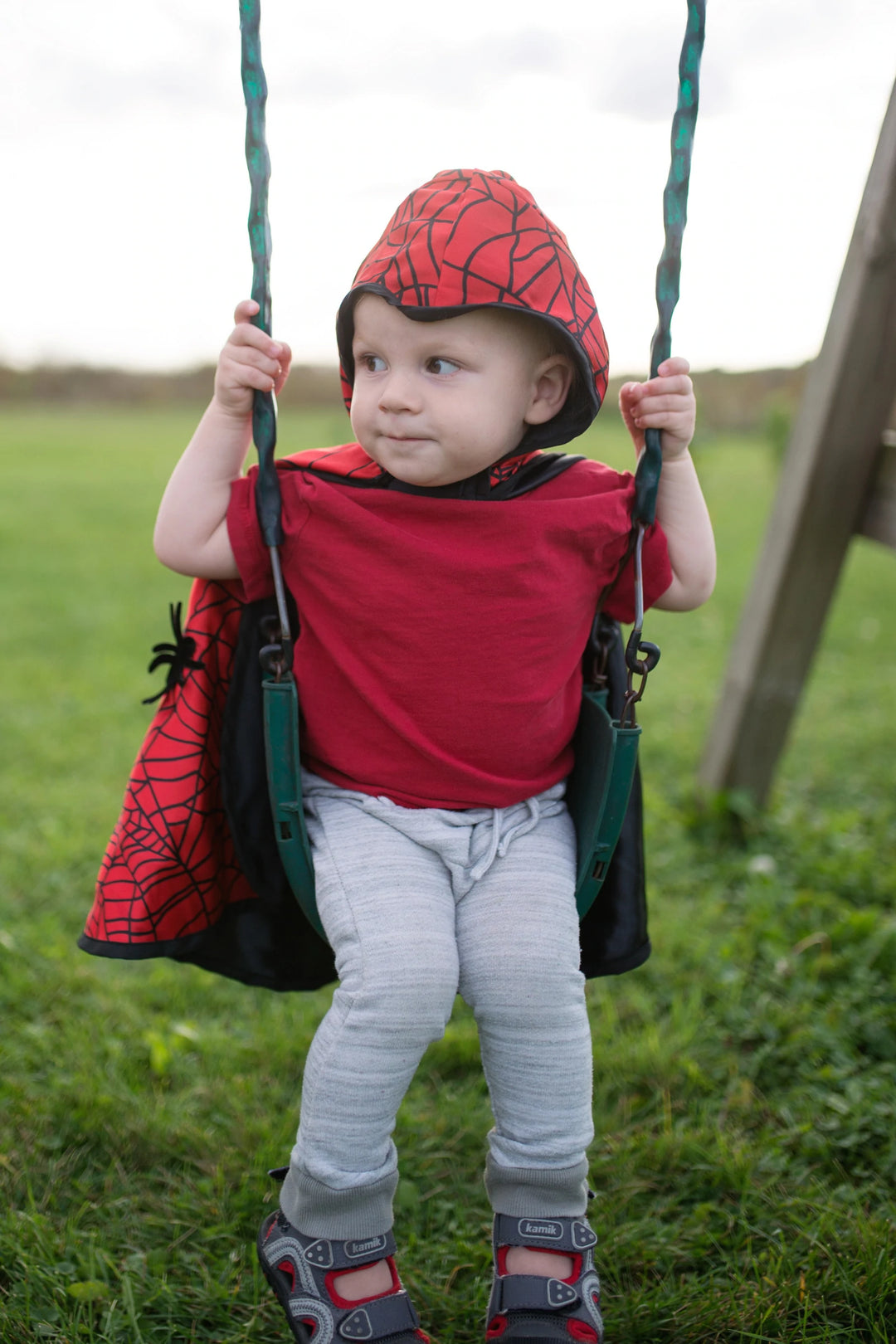 Reversible Spider Bat Cape