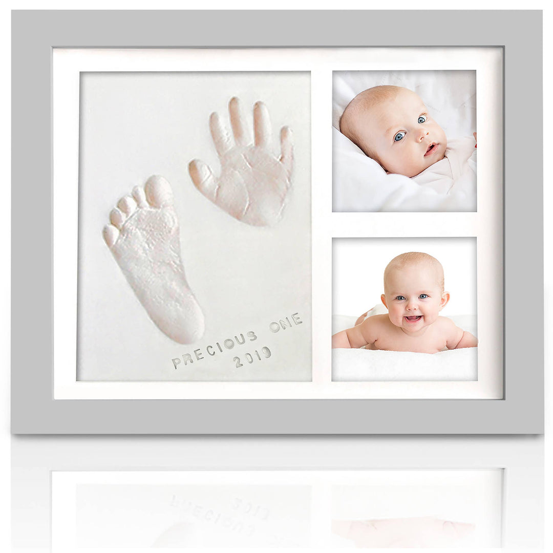 Baby Handprint Footprint Keepsake Kit (Cloud Gray)